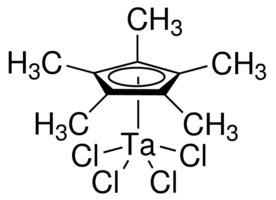 Pentamethylcyclopentadienyltantalum tetrachloride Chemical Structure